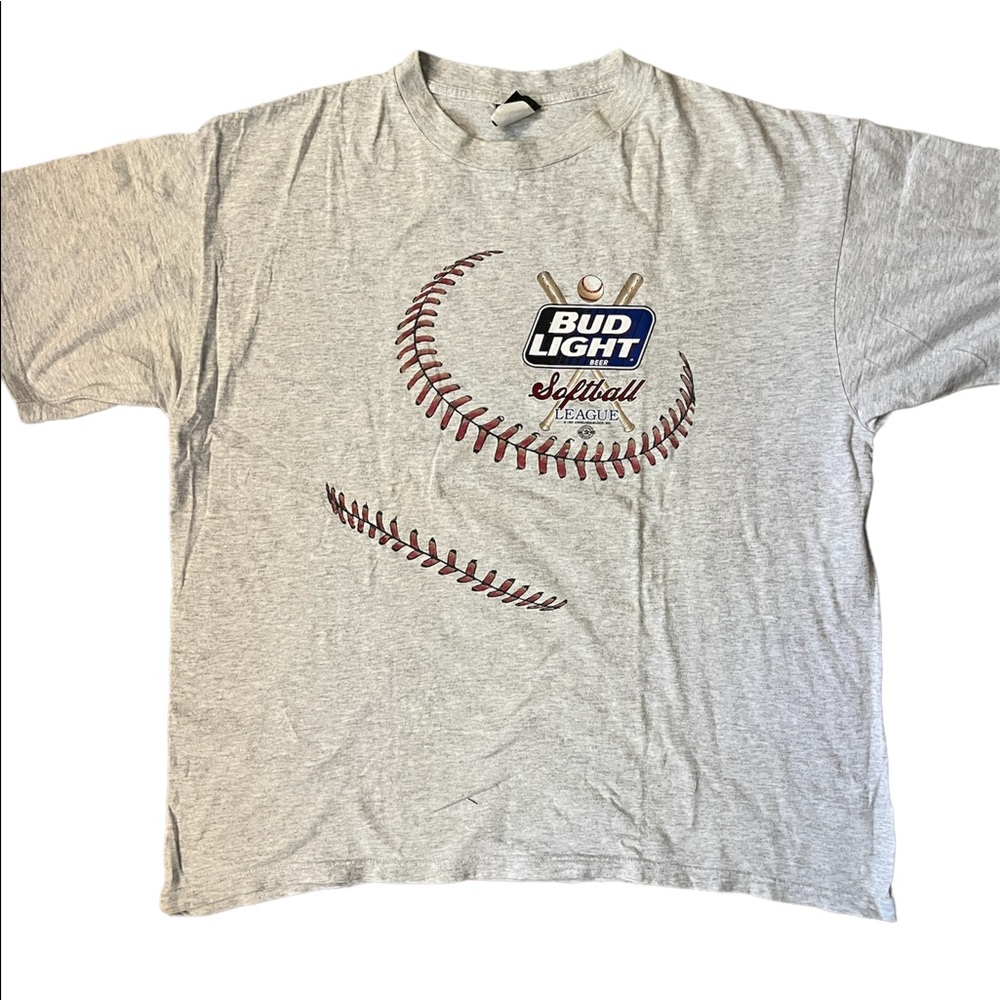 Vintage 1997 Bud Light Softball League Bogey Golf Shirt Size XL